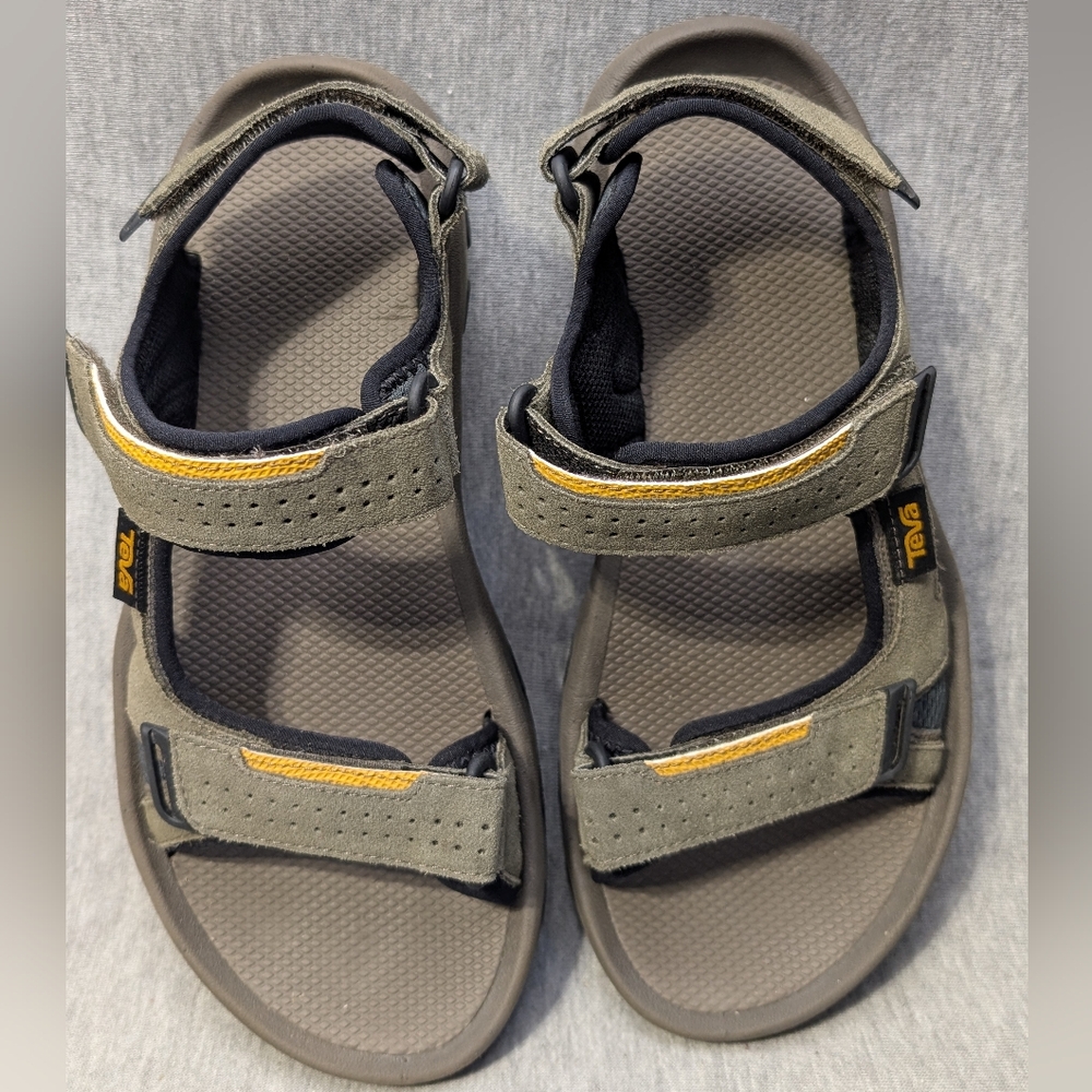 Teva Katavi 2 Sandals Men's 8 Bungee Cord Colour Adjustable Strap Outdoor